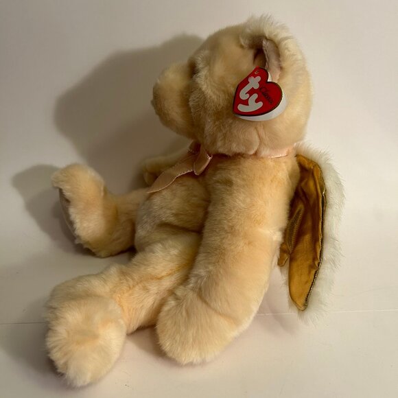 2003 TY Beanie Babie Classic Gloria Angel Bear Gold Wings 12” stuffed animal - Picture 2 of 7
